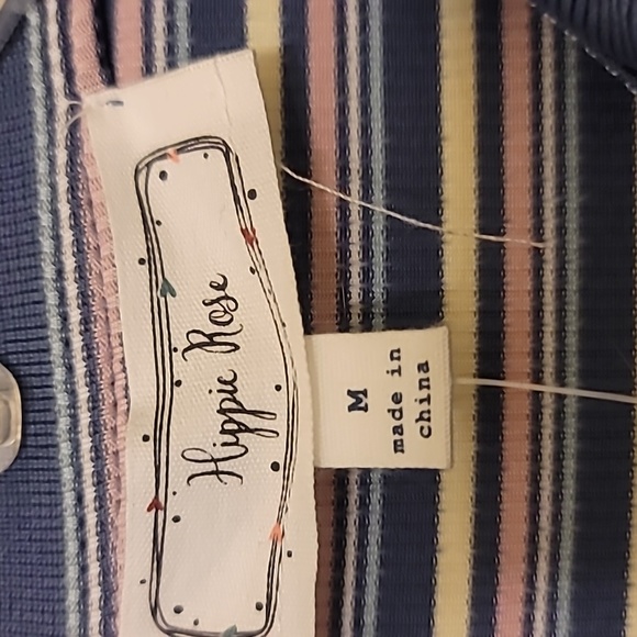 NWT Striped Crop Polo - Picture 2 of 7